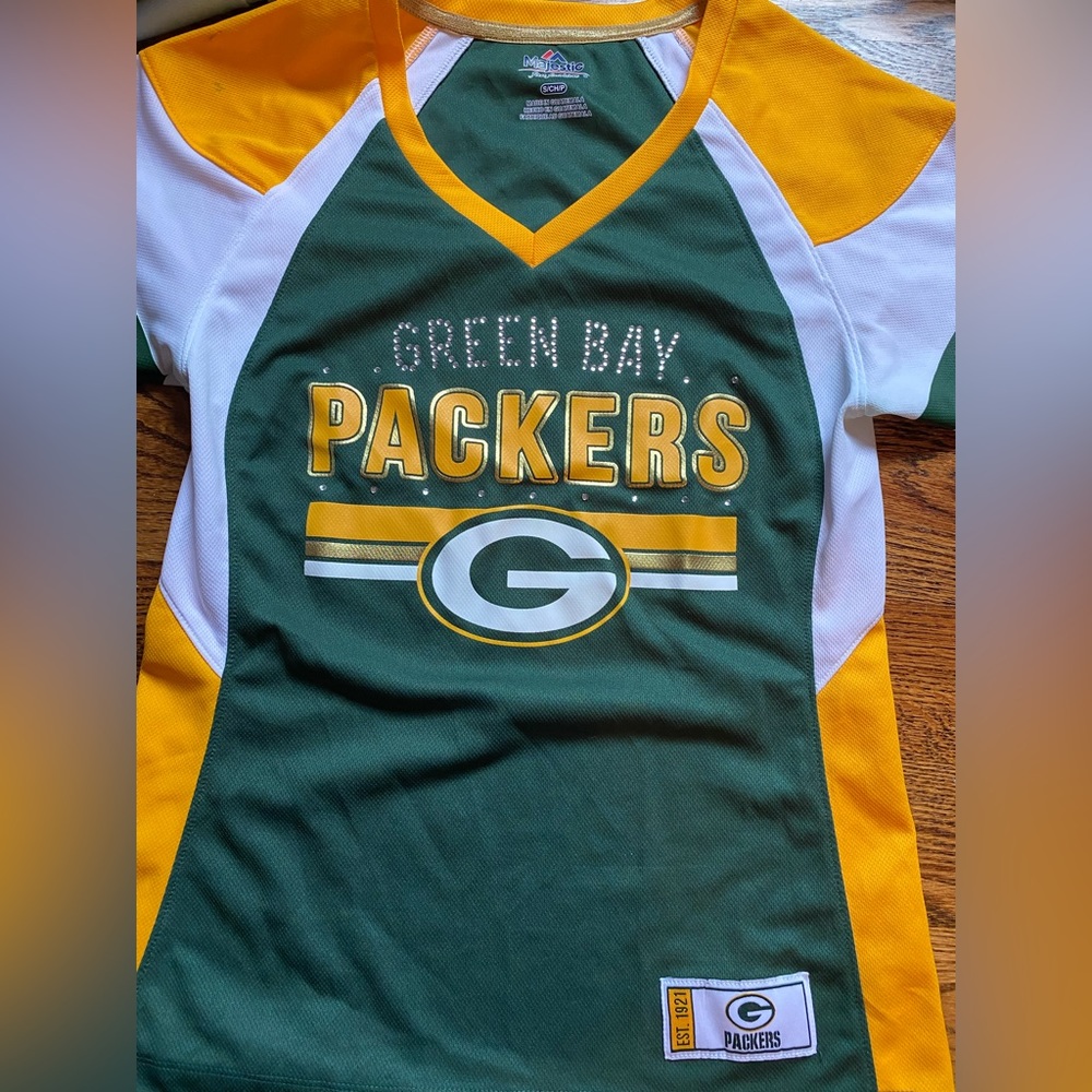 two packers women jerseys rhinestone